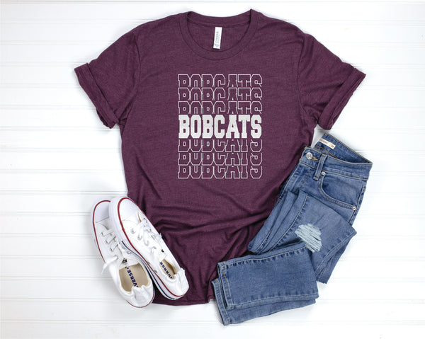Bobcats Multiplied - Heather Maroon