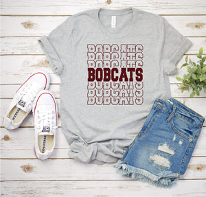 Bobcats Multiplied - Heather Athletic Gray