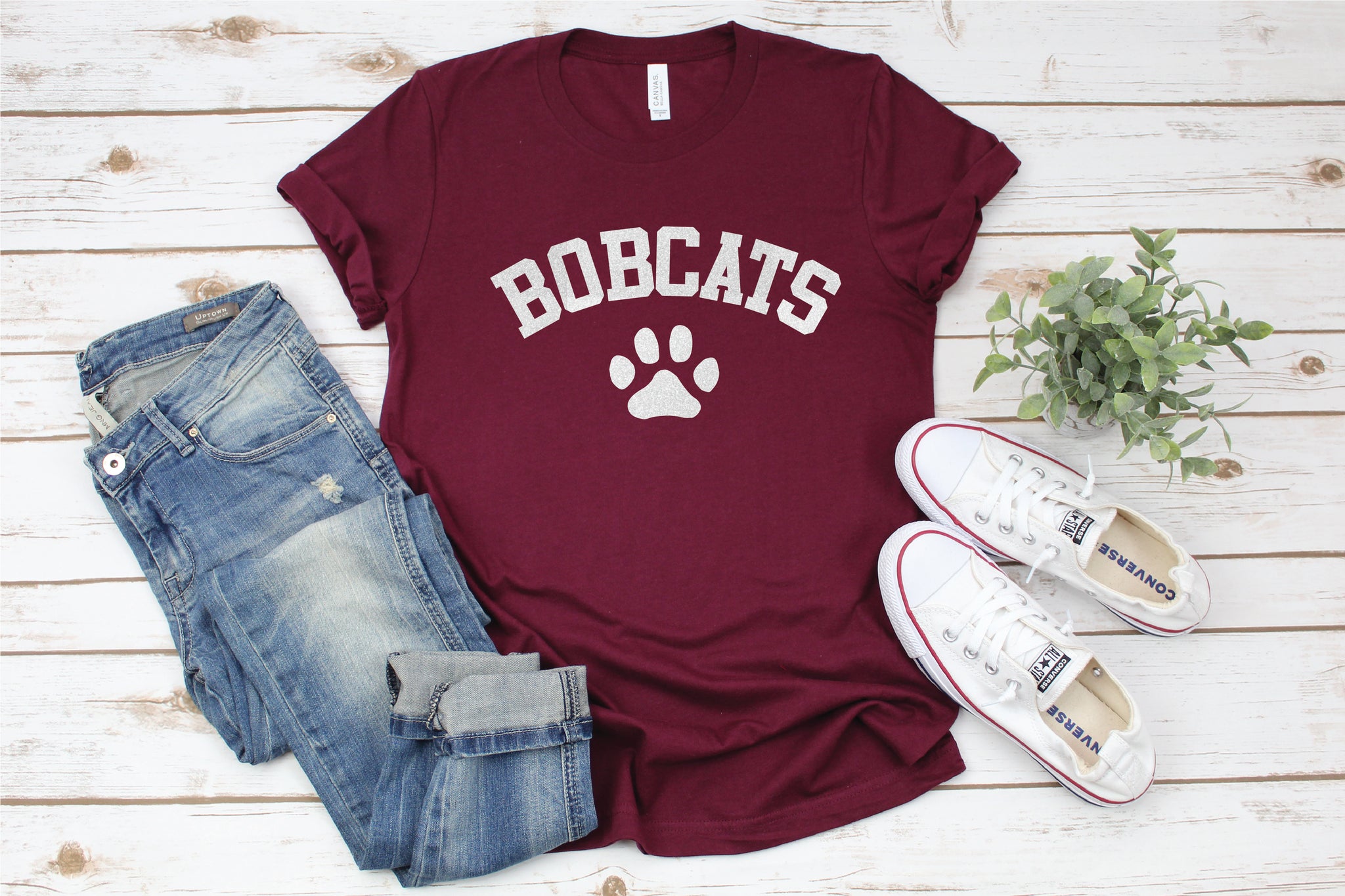 Bobcats Paw - Maroon