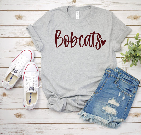 Bobcats - Heather Athletic Gray