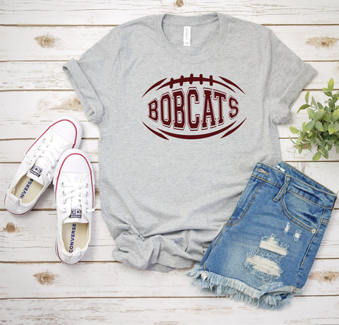 Cy-Fair Bobcats Football - Heather Athletic Gray